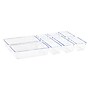 Mind Reader Stackable Plastic Desk Tray Set, Clear, 8 Pieces (DRORG8-CLR)~#|#~904421A7-7456-46F6-9817CC1D27DE8D45_sc7