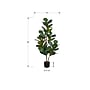 Monarch Specialties Inc. 49" Artificial Fiddle Tree in Pot (I 9517)~#|#~9047796C-8DCD-4CC4-A951159A9C6C971A_sc7