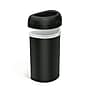 simplehuman Commercial Semi-Round Steel Trash Can with Open Lid, 16 Gallon, Matte Black (CW1497)~#|#~9048CE15-254F-479C-A752B1E522736F5F_sc7