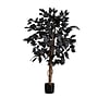 Nearly Natural Artificial Halloween Black Ficus Tree, 3' (T5134)~#|#~9049C717-E90A-4588-8FFCE81CC00E8272_sc7