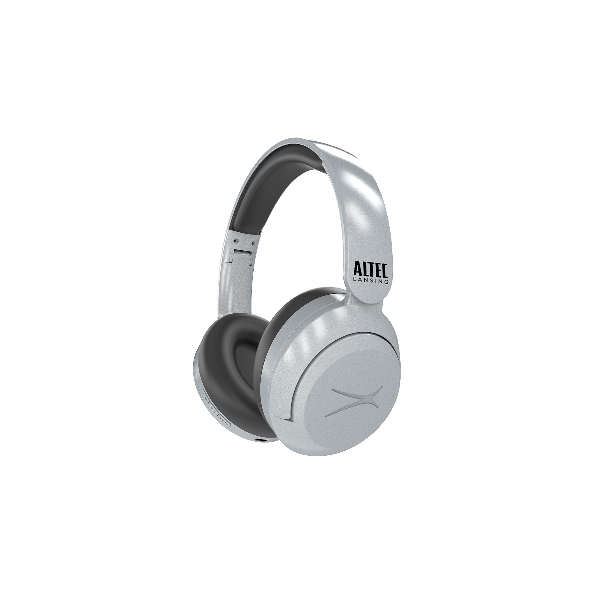 Altec Lansing Wireless Over-Ear Headphones, Bluetooth, Silver (MZX017-MSIL-STK-6) Simolary simolary.com