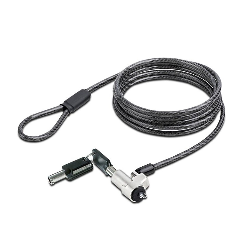 StarTech Keyed Anti-Theft Noble Wedge Key Laptop Cable Locks, 6' (NBLWK-LAPTOP-LOCK) image 1