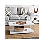 Household Essentials Jamestown 39.4"W x 19.7"D Laminate Coffee Table, Scandinavian White/White (8204-1)~#|#~9056A572-851A-4226-B87322A4354DD863_sc7