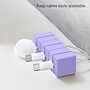 Function101 Cable Blocks, Magnetic Cable Organizers, Purple, 3/Pack (F101-CBXP3)~#|#~90587130-AABF-47F0-A12FA169F795E9ED_sc7