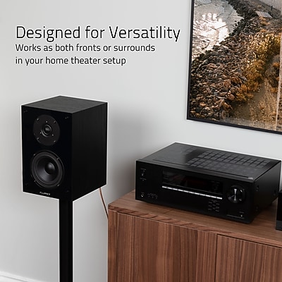 Fluance Elite High Definition SX6-BK 2-Way Bookshelf Speakers - Thumbnail 3