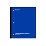 Staples Wireless 1-Subject Notebook, 8.5" x 11", College Ruled, 80 Sheets, Blue (ST58378C)~#|#~906172FA-826E-4E70-8DC0BBD590D311FB_sc7