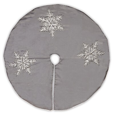 National Tree Company 42" Snowflake Tree Skirt - Thumbnail 2