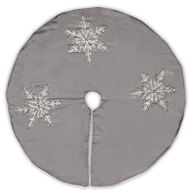National Tree Company 42" Snowflake Tree Skirt (RAC-C30910C48-1) image 1