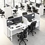 Bush Business Furniture Hustle 17"H x 58"W Tackboard for 60" Cubicle Desk, Cool Charcoal (HUP158CL-03)~#|#~9062F1B5-724C-4751-9A3A612EBF3C43C9_sc7