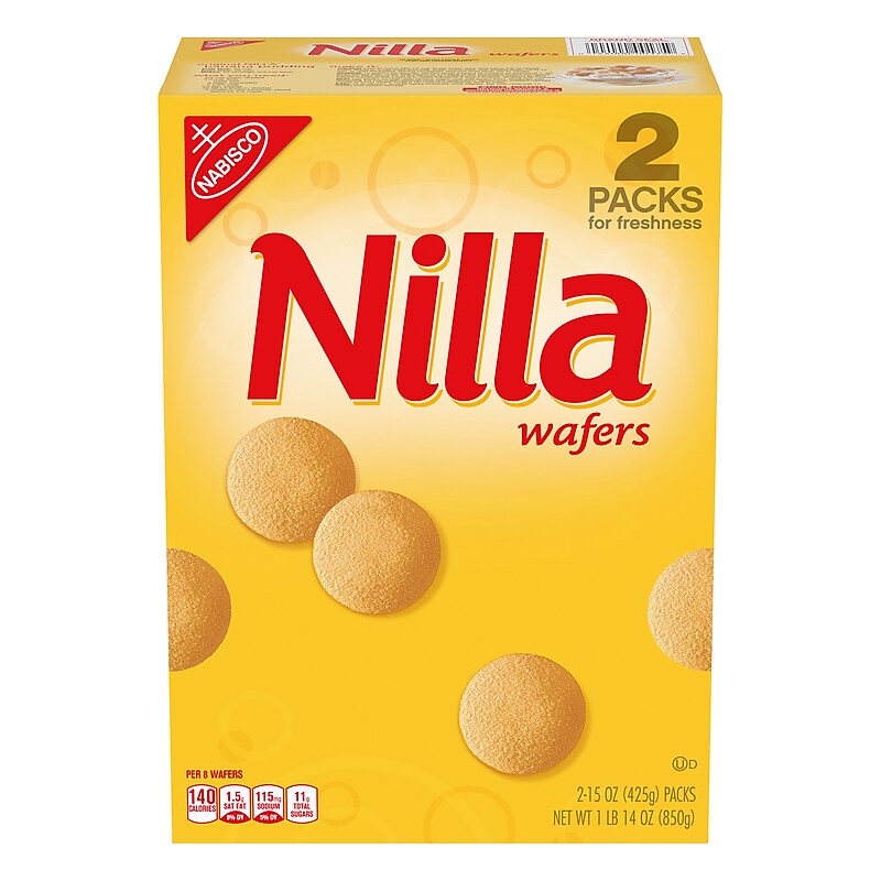 Nabisco Nilla Vanilla Wafers, 30 oz., 30 Packs/Box (220-00427) image 1