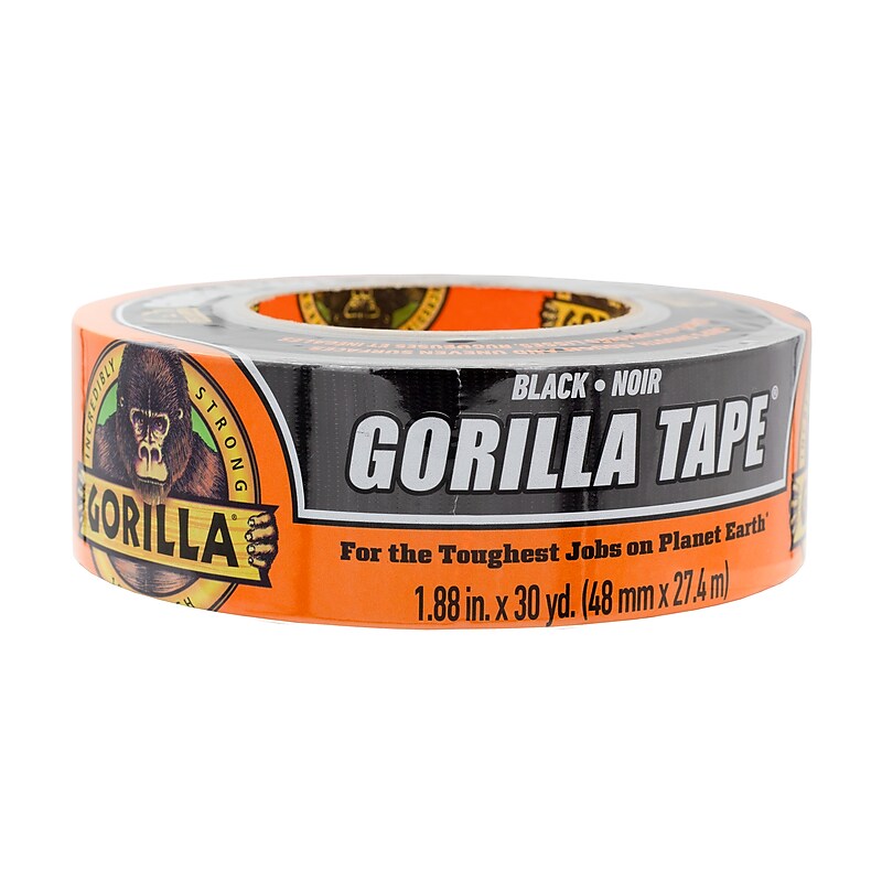 Gorilla Duct Tape, 1.88" x 30 yds., Black (105629) image 1