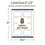 Avery Dissolvable Rectangle Multipurpose Labels, 2" x 3", Off-white, 80/Pack (94237)~#|#~907C64F6-AE82-48F4-AFAFE0A408B0873B_sc7