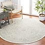 Safavieh Adirondack Collection 8' x 8' Round Area Rug, Machine Made, Ivory/Sage (ADR109V-8R)~#|#~907C7E84-FBC8-4F24-B6F6341FF15B5134_sc7