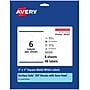 Avery Laser/Inkjet Square Multipurpose Labels, 3" x 3", Matte White, 48 Labels/Pack (94101)~#|#~90819129-BF30-4205-8C4A39AA2D10B551_sc7