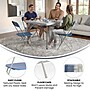 Flash Furniture HERCULES Series Plastic Banquet/Reception Chair, Blue, 2/Pack (2LEL3BLUE)~#|#~90828AF5-00B4-4F0A-9CFCACBF2B87EF69_sc7