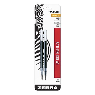 Zebra G-450 Retractable Gel Pen, Medium Point, 0.7mm, Black Ink