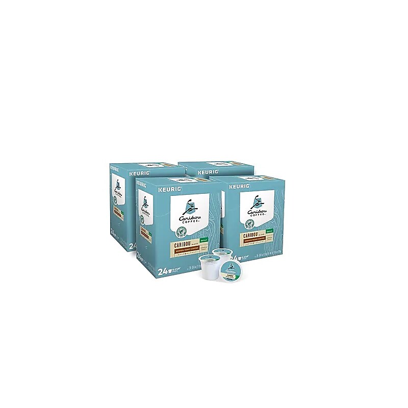 Caribou Blend Decaf Coffee Keurig® K-Cup® Pods, Medium Roast, 96/Carton (10311) image 1