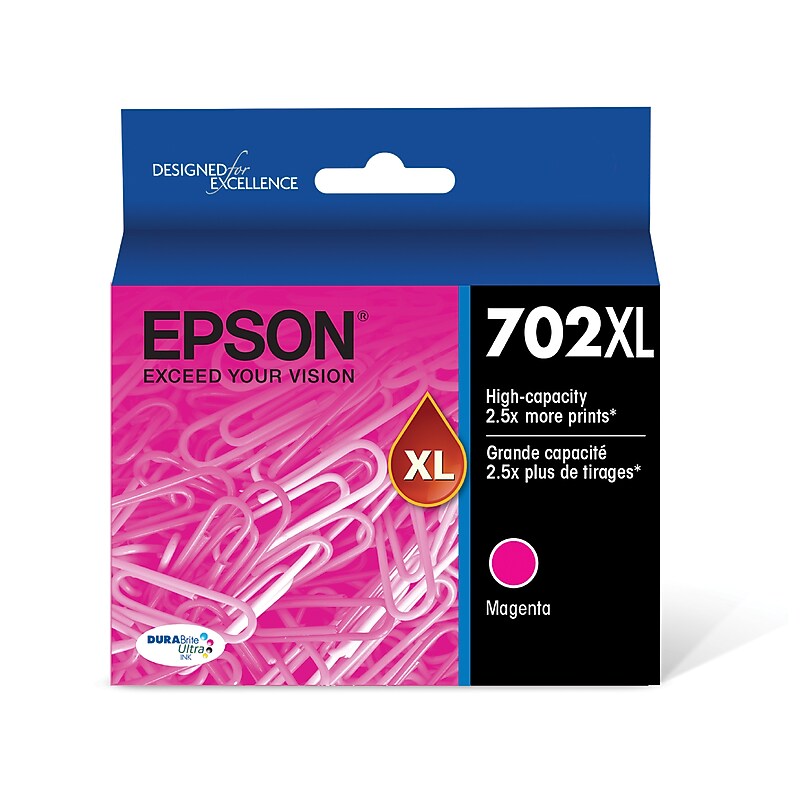 Epson T702XL Magenta High Yield Ink Cartridge   (T702XL320-S) image 1
