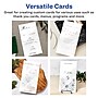 Avery Integrated Cards, 6" x 11", Glossy White, 50/Box (95280)~#|#~9085FFDF-8F60-456D-A96FB648FF1ECAE2_sc7
