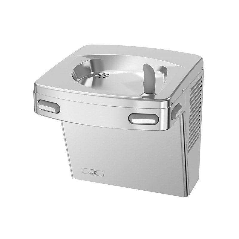 Oasis Versacooler II Single Drinking Fountain, Refrigerated 8 GPH,  Stainless Steel (504324) image 1