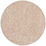 Safavieh California Shag 6'7" Round Area Rug, Machine Made, Beige (SG151-1313-7R)~#|#~908934D5-6454-449D-BD8FB6DA8CFCBB27_sc7