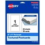 Avery Rectangle Matte Blank Card, White, 25/Pack (19479399860)~#|#~908D3ADA-489E-47F3-89B4A5AAF33F9F79_sc7