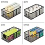 mDesign Steel Organizer, Matte Black (25938) ~#|#~908F2845-024B-4996-9092AD06DBA3C0A8_sc7
