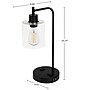 Lavish Home 16.14"H LED Table Lamp with USB Ports, Black (72-LMPDKIND-1B)~#|#~90911D13-C08C-45BF-81FB35535B99DCA3_sc7