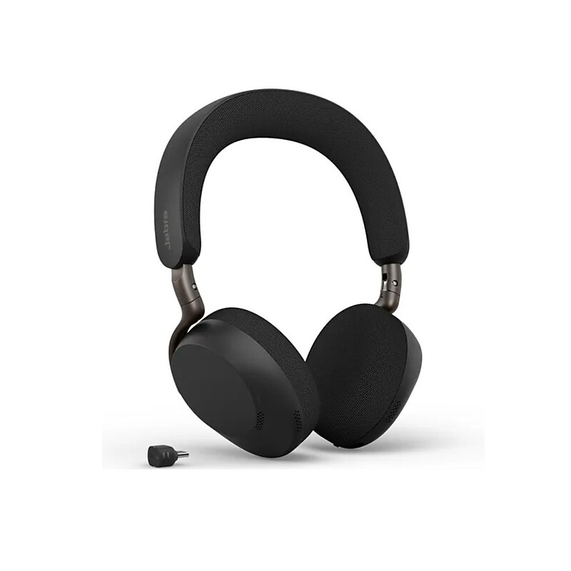 Jabra Evolve3 75 Wireless Noise Canceling Bluetooth Stereo Computer On -Ear Headset, USB C, UC Certified (37599 989 889) image 1
