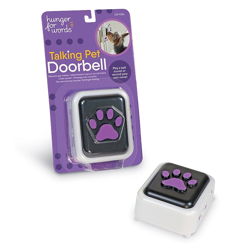 Hunger for Words Talking Pet Doorbell (LER9356) image 1