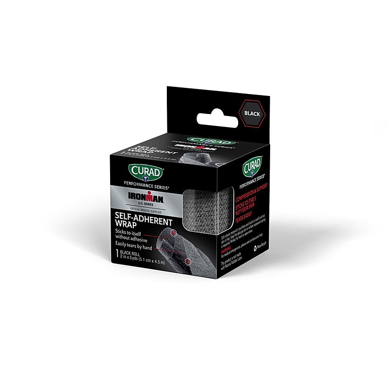 Curad Performance Series Cotton/Polyester Blend Elastic Bandages, Self-Adherent, 2" x 5 yds., 3/Carton (CURIM5053Z) image 1