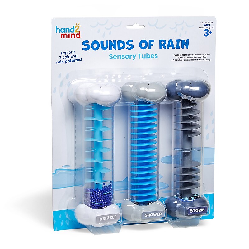 hand2mind Sounds of Rain Sensory Tubes image 1