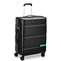 United Colors of Benetton x DELSEY PARIS Now! 23" Hardside Carry-On Luggage with Spinner Wheels, TSA Checkpoint Friendly, Black~#|#~909B83E9-023B-4538-9A284EB996956F2B_sc7