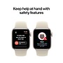 Apple Watch SE 3 GPS Smartwatch, 40mm, Starlight Aluminum Case with Sand Sport Band, Small/Medium (MJKR4LW/A)~#|#~909B8C97-FBCD-4007-8EDB2F4BE530D23B_sc7