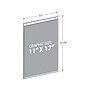 Azar Sign Holder, 11" x 17", Vertical, Wall Mounted, Clear, Acrylic, 2/Pack (162708-2PK)~#|#~909EA88B-66F7-48B9-97BE4DC609124E20_sc7
