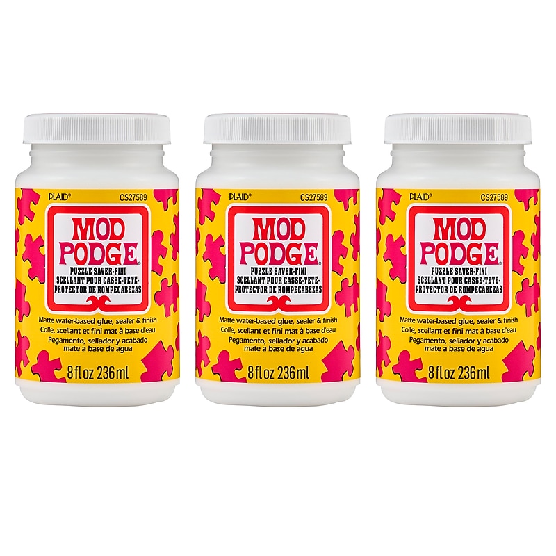 Mod Podge Puzzle Saver, Matte, 8oz., 3/Pack (MODCS27589-3) image 1
