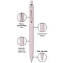 uni-ball ZENTO Retractable Gel Pen, Medium Point, 0.7mm, Black Ink, 4/Pack (70662)~#|#~90A647A0-9471-48AD-A10A097207953F20_sc7