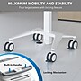Mount-It! MedHub Mobile Medical Cart Workstation with Drawers and Locking Caster Wheels, White/Grey (MI-16004)~#|#~90A6A190-37FD-4739-A933C5DB8BA60DF1_sc7
