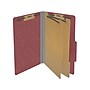Medical Arts Press Pressboard Classification Folder, 2 Dividers, 2" Expansion, Legal Size, Dark Red, 10/Box (DV-T52-26-3ARD)~#|#~90AA9A0B-F0E9-41DE-AA46003597A8F38F_sc7