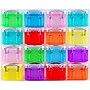 Really Useful Box 0.14 Quart Storage Container with Latching Lid, Plastic, Assorted Colors, Each (0.14 MIXED COLS)~#|#~90AAFC95-EF8D-45A2-BC88A72978E877BC_sc7