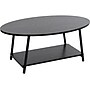 Household Essentials Jamestown 39"W x 23"D Laminate Coffee Table, Black Oak/Black (8178-1)~#|#~90AEEE05-E374-49DE-8B4EA3AD9C375797_sc7