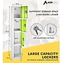 AdirOffice 72" 4-Tier Green Storage Locker (629-204-GRN)~#|#~90AF3EDB-0910-454E-A98F472D11B4F91E_sc7