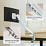 FlexiSpot MA1 Single Adjustable Arm, Up to 32" Monitor, White (MA1W-S-DP)~#|#~90B1CA17-7BDE-47A6-9F3435AA0C7DD27A_sc7