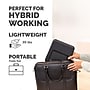 Fellowes Breyta Collection 9.25" x 10.55" Adjustable Plastic Laptop Stands, Black (100098500)~#|#~90B1CDBA-F555-48A9-A83D5A368E1F13FE_sc7