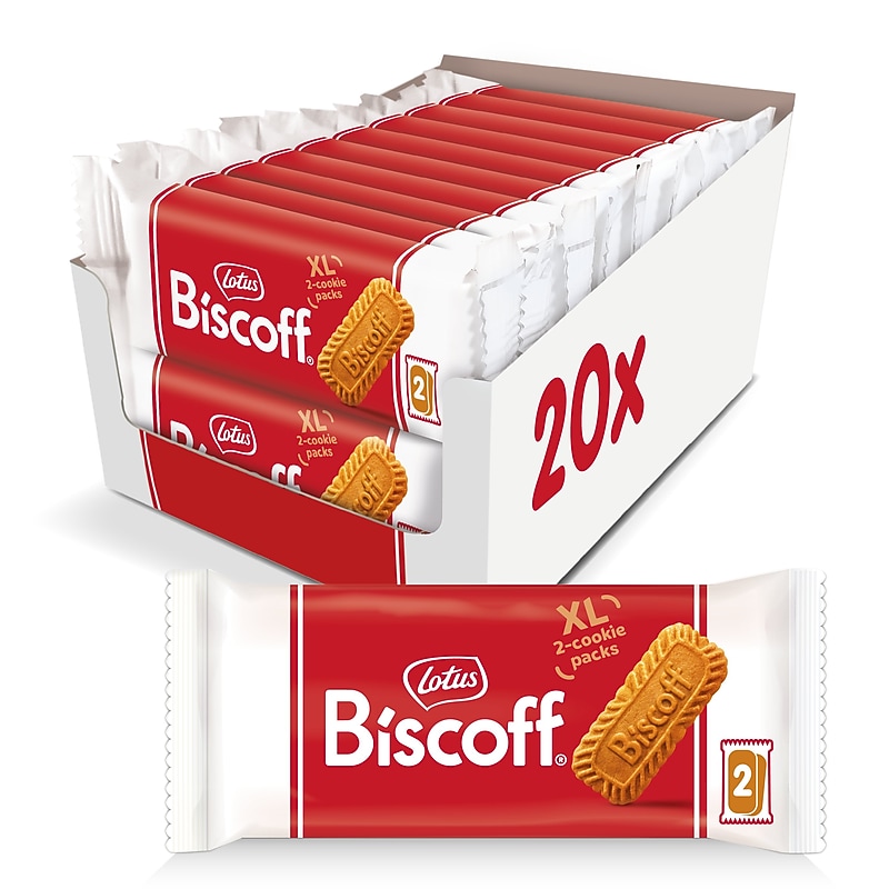 Lotus Biscoff Caramel Cookies, 0.9 oz., 20/Box (LOT53613) image 1