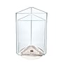 Azar Displays 5" x 7" Three-Sided Revolving Sign and Menu Holder, Top Loading, White Acrylic (193722-WHT)~#|#~90B5A4CE-6510-4444-9BB7797323ACB81F_sc7
