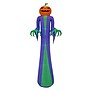 National Tree Company 12' Inflatable Halloween Pumpkin Ghost, 4 White LED lights- UL (MZ17-HLN2064360)~#|#~90BD5DF3-A644-4201-8A21635184FCD419_sc7