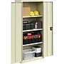 Lorell Fortress Steel Storage Cabinet with 4-Shelves, Putty (LLR69830PTY)~#|#~90C8C070-4C15-4667-A49C1B80A834D6DD_sc7