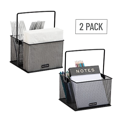 Mind Reader Metal Caddy Countertop Utensil Organizer