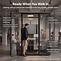 Uncaged Ergonomics Modular Acoustic Office Pod with Ventilation, Lighting and Power, Medium, White (POD-M-White)~#|#~90D107D2-A74A-4254-9F46EB2E49A0A0E3_sc7